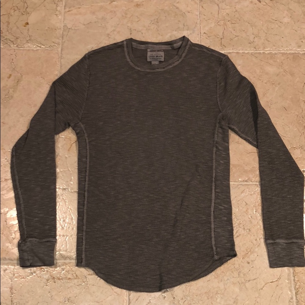 Lucky Brand - waffle knit long sleeve - S